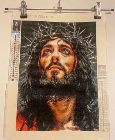 Cuadro "Retrato de Jesucristo con corona de espinas"