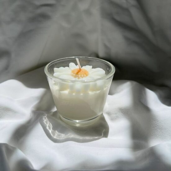 Vela "Tarro con Margarita Vainilla" 